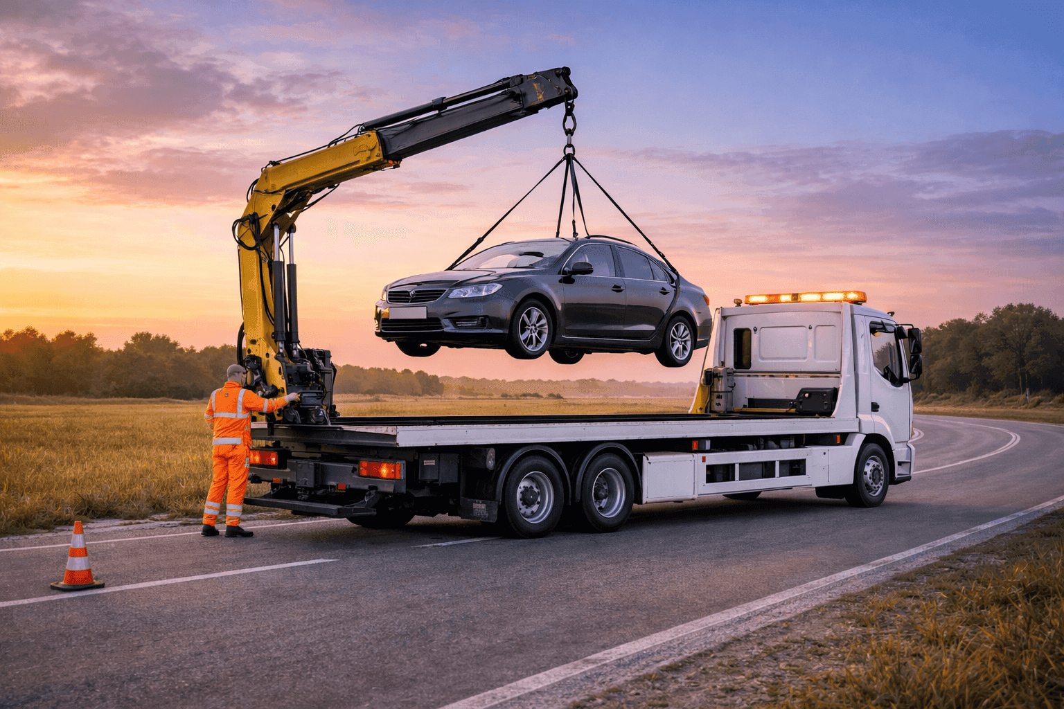 Professzionális gépjármű-mentés és vontatás