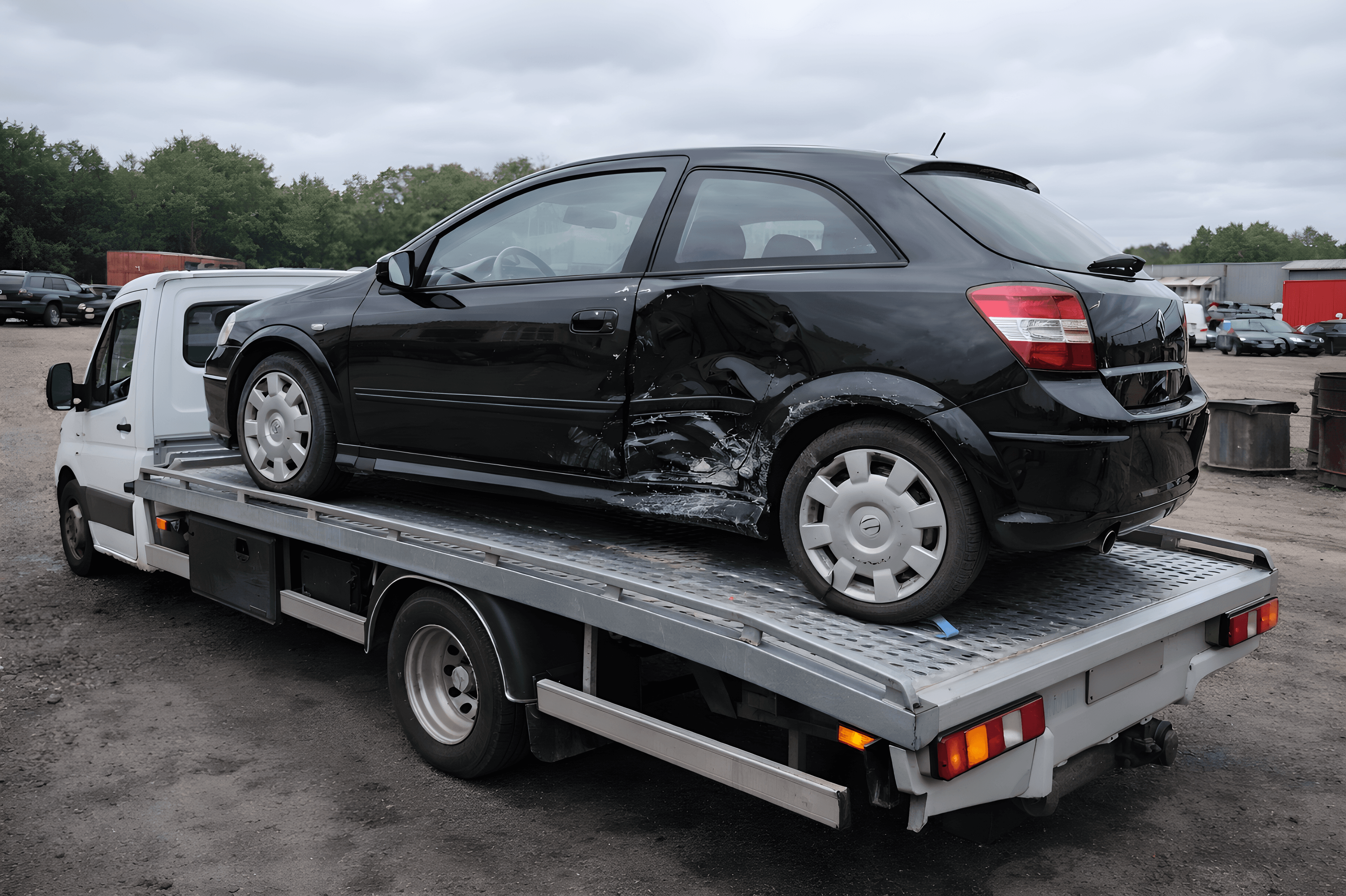 Professzionális gépjármű-mentés és szállítás — speciális bevetés